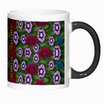 Floral Climbing To The Sky For Ornate Decorative Happiness Morph Mugs Right