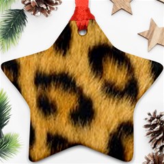 Animal Print Leopard Ornament (star) by NSGLOBALDESIGNS2