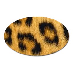 Animal Print Leopard Oval Magnet by NSGLOBALDESIGNS2