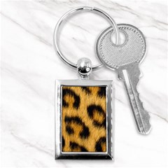 Animal Print Leopard Key Chains (rectangle)  by NSGLOBALDESIGNS2