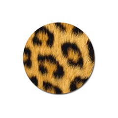 Animal Print Leopard Magnet 3  (round) by NSGLOBALDESIGNS2