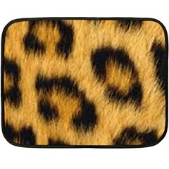 Animal Print Leopard Fleece Blanket (mini) by NSGLOBALDESIGNS2