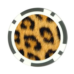 Animal Print Leopard Poker Chip Card Guard by NSGLOBALDESIGNS2