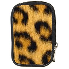 Animal Print Leopard Compact Camera Leather Case by NSGLOBALDESIGNS2