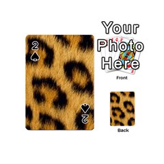 Animal Print Leopard Playing Cards 54 (mini) by NSGLOBALDESIGNS2