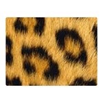 Animal print Leopard Double Sided Flano Blanket (Mini)  35 x27  Blanket Front