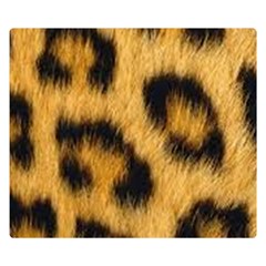 Animal Print Leopard Double Sided Flano Blanket (small)  by NSGLOBALDESIGNS2