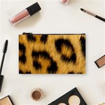 Animal print Leopard Cosmetic Bag (Small) Front