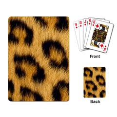 Animal Print Leopard Playing Cards Single Design by NSGLOBALDESIGNS2