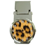 Animal print Leopard Money Clip Watches Front