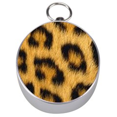 Animal Print Leopard Silver Compasses by NSGLOBALDESIGNS2