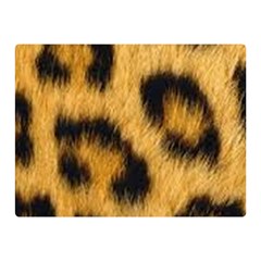 Animal Print Leopard Double Sided Flano Blanket (mini)  by NSGLOBALDESIGNS2