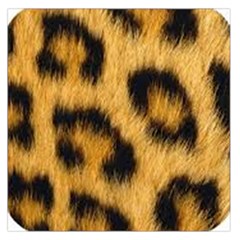 Animal Print Leopard Large Satin Scarf (square) by NSGLOBALDESIGNS2