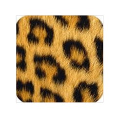 Animal Print Leopard Small Satin Scarf (square) by NSGLOBALDESIGNS2