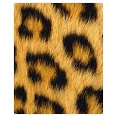 Animal Print Leopard Drawstring Bag (small) by NSGLOBALDESIGNS2