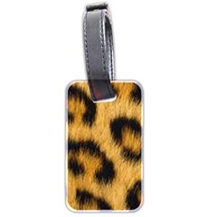 Animal Print Leopard Luggage Tags (two Sides) by NSGLOBALDESIGNS2