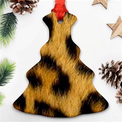 Animal Print Leopard Christmas Tree Ornament (two Sides) by NSGLOBALDESIGNS2