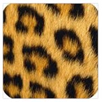 Animal print Leopard Large Satin Scarf (Square) Front