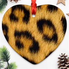 Animal Print Ornament (heart) by NSGLOBALDESIGNS2