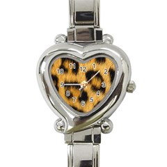 Animal Print Heart Italian Charm Watch by NSGLOBALDESIGNS2