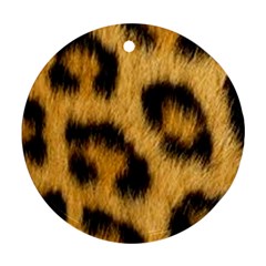 Animal Print 3 Round Ornament (two Sides) by NSGLOBALDESIGNS2