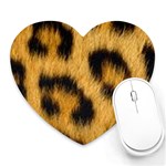 Animal print 3 Heart Mousepads Front