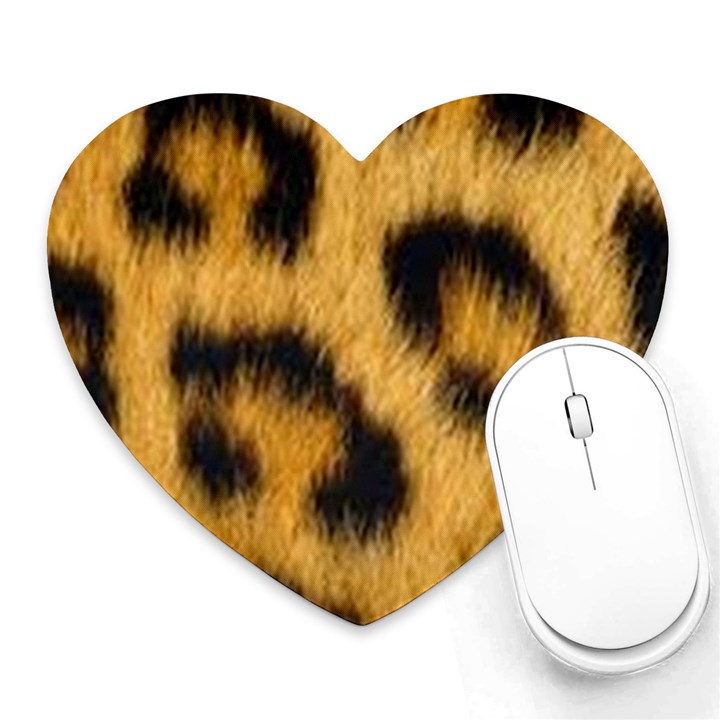 Animal print 3 Heart Mousepads