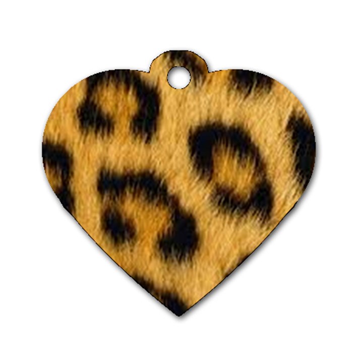 Animal print 3 Dog Tag Heart (Two Sides)