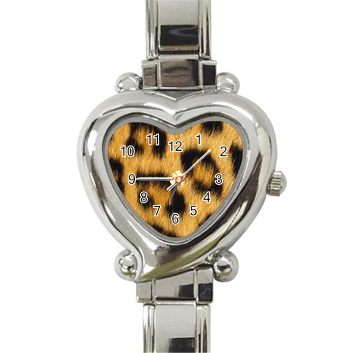 Animal print 3 Heart Italian Charm Watch