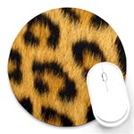 Animal print 3 Round Mousepads Front