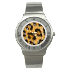 Animal Print 3 Stainless Steel Watch by NSGLOBALDESIGNS2