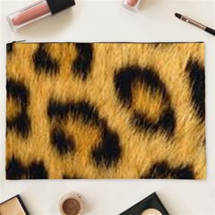 Leopard Print Cosmetic Bag (xxl) by NSGLOBALDESIGNS2