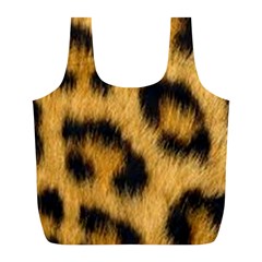 Leopard Print Full Print Recycle Bag (l) by NSGLOBALDESIGNS2