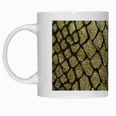 Snake Print White Mugs by NSGLOBALDESIGNS2