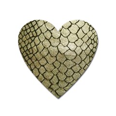 Snake Print Heart Magnet by NSGLOBALDESIGNS2