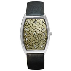 Snake Print Barrel Style Metal Watch by NSGLOBALDESIGNS2