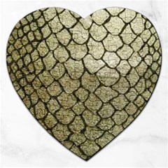 Snake Print Jigsaw Puzzle (heart) by NSGLOBALDESIGNS2