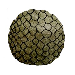 Snake Print Standard 15  Premium Round Cushions by NSGLOBALDESIGNS2