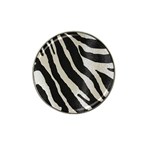 Zebra print Hat Clip Ball Marker Front