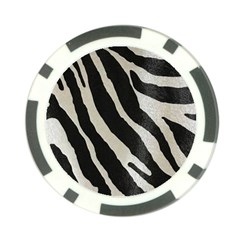 Zebra Print Poker Chip Card Guard by NSGLOBALDESIGNS2