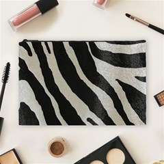 Zebra Print Cosmetic Bag (large) by NSGLOBALDESIGNS2