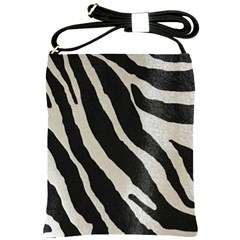 Zebra Print Shoulder Sling Bag by NSGLOBALDESIGNS2