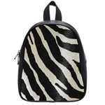 Zebra print School Bag (Small) Front