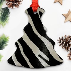 Zebra Print Ornament (christmas Tree)  by NSGLOBALDESIGNS2