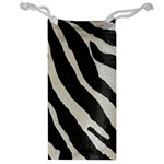 Zebra print Jewelry Bag Front