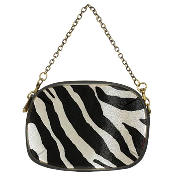 Zebra print Chain Purse (Two Sides)