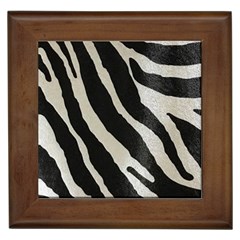 Zebra Print Framed Tiles by NSGLOBALDESIGNS2