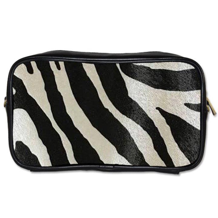 Zebra print Toiletries Bag (One Side)