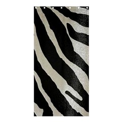 Zebra Print Shower Curtain 36  X 72  (stall)  by NSGLOBALDESIGNS2