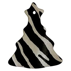 Zebra Print Ornament (christmas Tree)  by NSGLOBALDESIGNS2